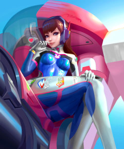 overwroughtfan:  D.va by QuestPowers 