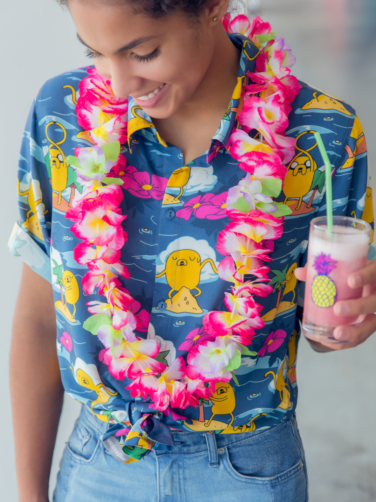 cartoonnetwork:  Summer Forever! ☀️🏖 🌺 Jake Aloha top from @welovefinetees:
