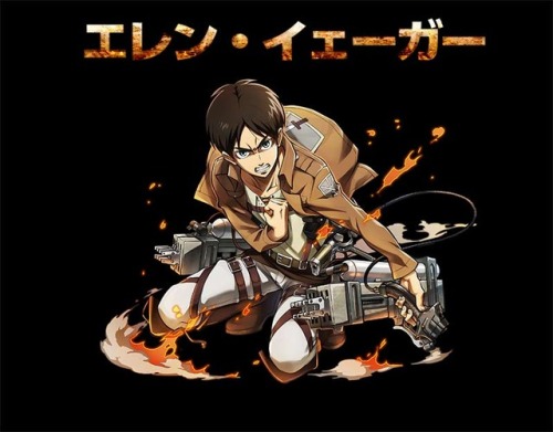 snkmerchandise: News: SnK x GungHo Summons Board (Sumobo) Mobile Game Collaboration (Part 1 / Part 2) Collaboration Date: Late July 2017Retail Price: N/A GungHo has announced an upcoming collaboration between Shingeki no Kyojin and the iOS/Android