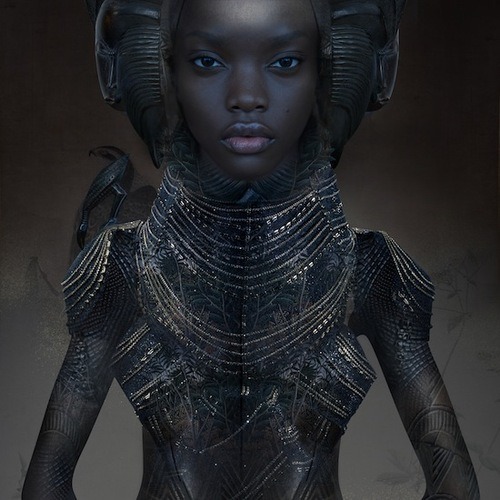 cultureunseen:  Congolese Model Chistelle Mbila - Artist to Watch! 