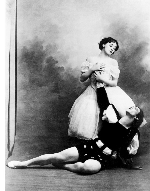 Portrait of Tamara Karsivina and Vaslav Nijinsky in Giselle, 1910
