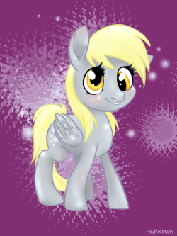 prettigraffiti:  Miss Derpy just being adorable!