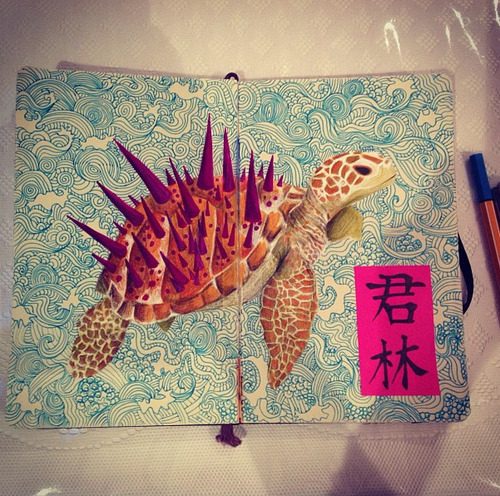 520jun:  Spirit AnimalMulti-media and this took me more than 24 hours. source: Amanda Jun Ling 
