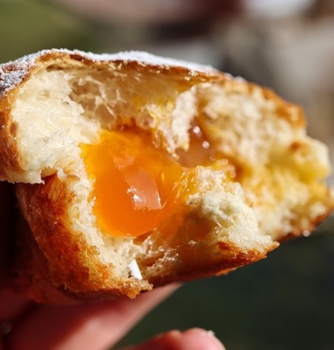 Apricot Jam Donuts Recipe