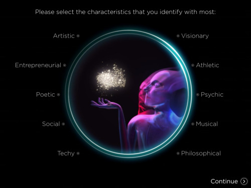 ladyxgaga:  A look inside the ARTPOP app, which is now available for Apple and Android devices.