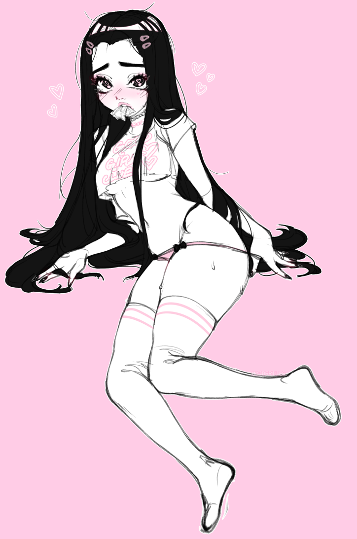 maidfrills: sketch commission for @localsuccubus!!