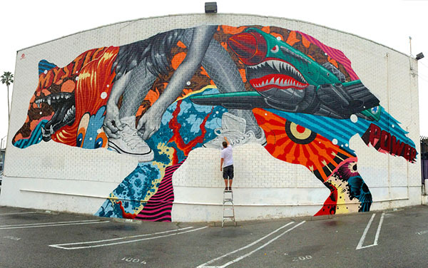 crossconnectmag:  Oversized Wall Murals by Tristan Eaton  Born in Los Angeles in