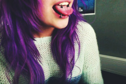 I really love the double tongue piercings