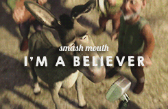 tywinlannister:  shrek + the soundtrack of the century