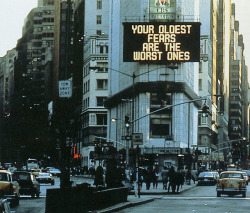 last-picture-show: Jenny Holzer, Public Art, Times Square, New York, 1982