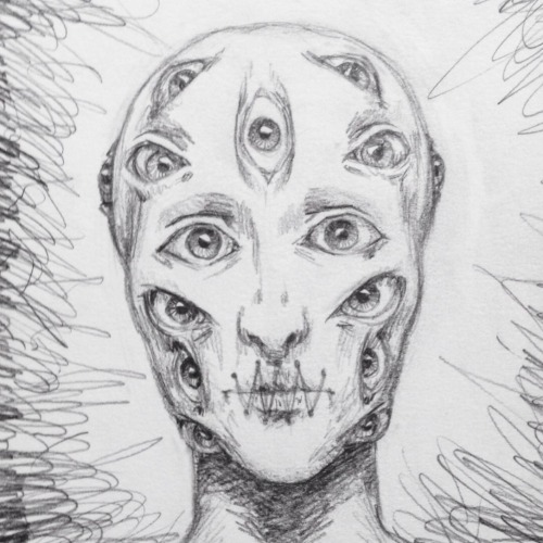 Another Painting I'm Working On For My Portfolio. I Realized I Liked Characters With Three Eyes, And