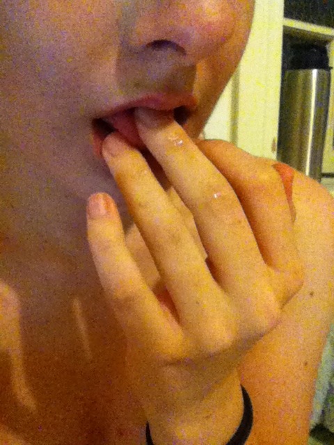 waitingfor-daddy:  I had some fun last night, Daddy 