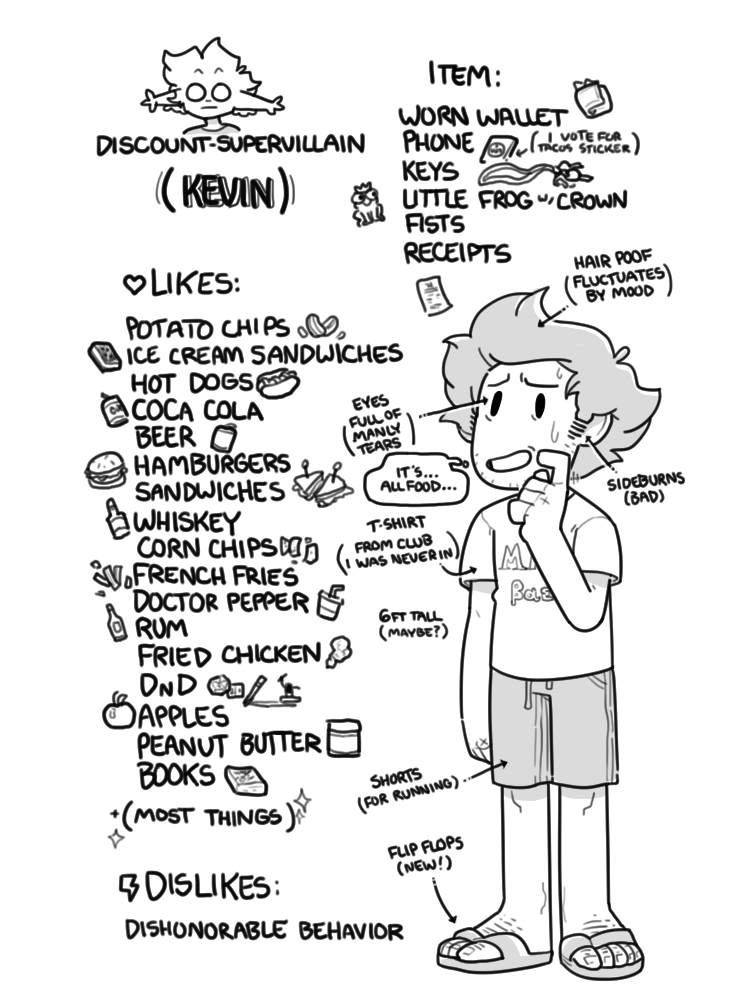 pretty standard stuff, assuming your standard is being me, which mine fortunately