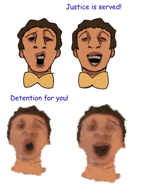 Ugly Man. Ugly Fat Autistic Man