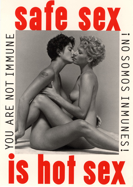 vogue-era: Safe Sex Is Hot Sex ad campaign featuring photos by Steven Meisel and