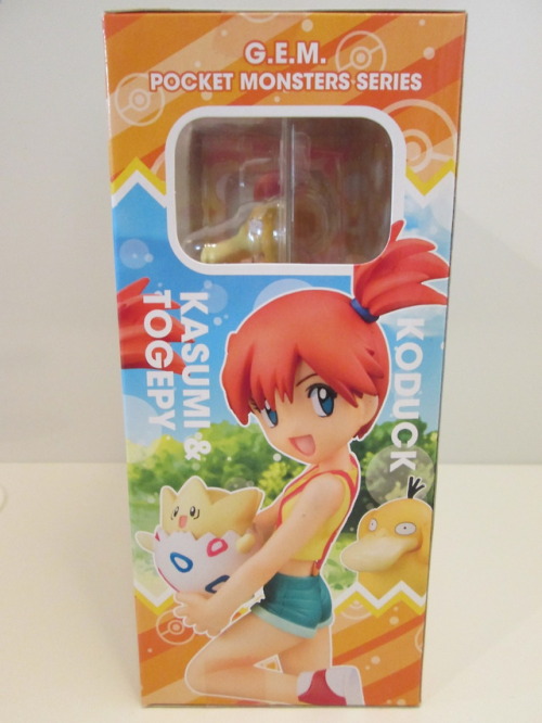 allthingsmisty:G.E.M. Series - Pokemon: Misty &amp; Togepi &amp; Psyduck Figure box by Megahouse