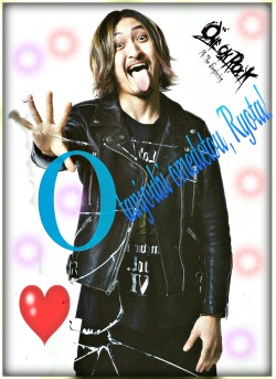 oor-ph-thebeginning:  Happy birthday / Otanjoubi omedetou / Maligayang kaarawan, Ryota! We love you! \(=^_^=)/ 