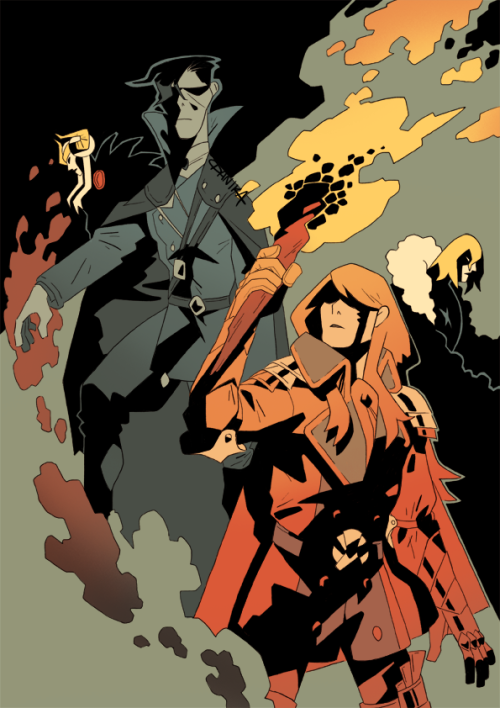 I wanted to try and emulate Mignola’s work. It was a fun exercise :D