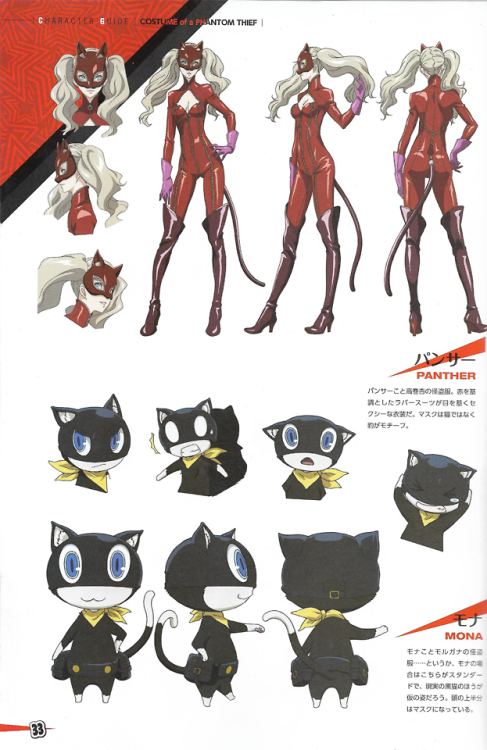 devil-triggerr: Phantom Thief outfit references from the P5 Mook