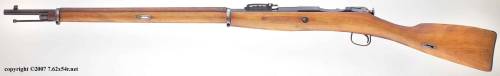 An American made (Remington) Mosin Nagant which was sold to Russia during World War I.  The rifle wa