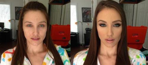 hypeangel:    33 Photos That Show Women Before and After Applying Makeup  