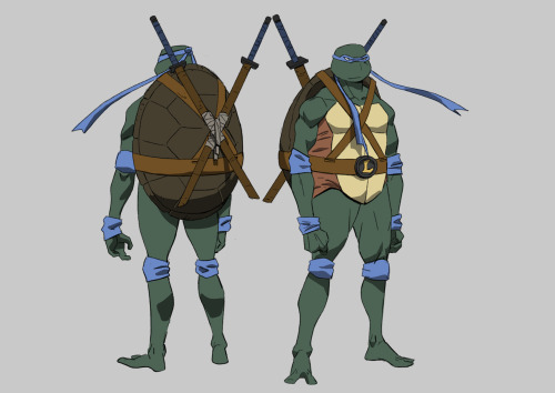 “Leonardo Leads… ” Model sheet and Design for NickAnimation25 Vine project by Wes