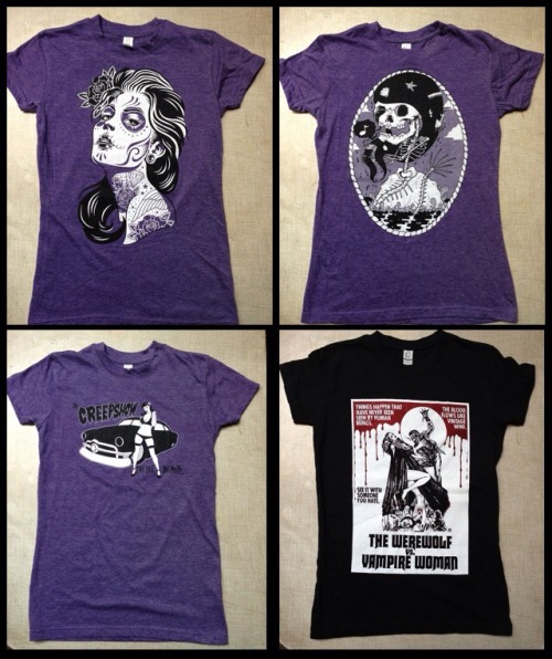 bats-n-cats:  creepshowapparel:  www.creepshowapparel.com Repost this before 5:00pm est. Monday and you could win a free t-shirt. I’ll randomly pick a winner and announce them Monday night. 10/28/13  Oh god, I love all of these so much.