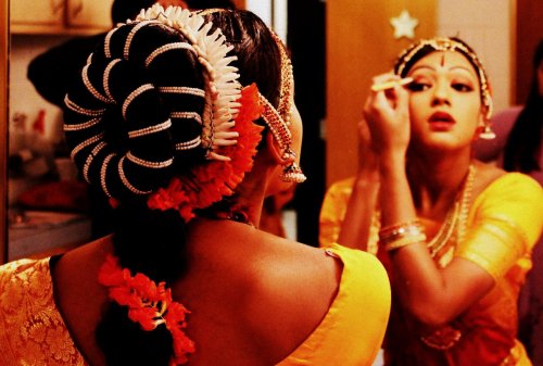 drishti-photography: Narthaki - The Dancer. My friend P getting ready for a Kuchipudi recital. Kuch