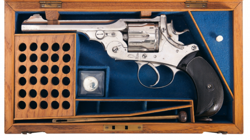 British Webley Model 1896 WG double action revolver.