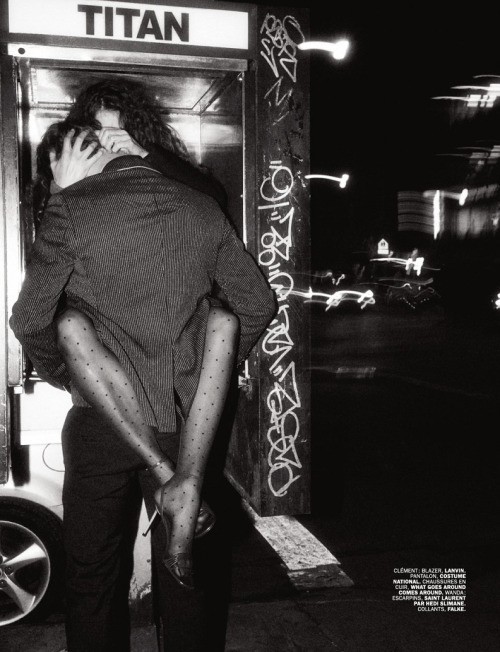 lelaid: Nadja Bender &amp; Clement Chabernaud in Bacchanale for Lui, March 2016 Shot by Ced