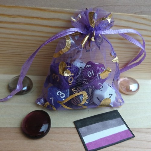 infinitydice:  ❤ Gay, Trans and Ace Pride Dice  ❤ Back in stock for the holidays! {Etsy}