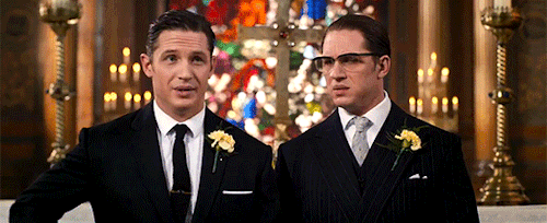 Tom Hardy In Legend 2015 As Ronnie And Reggie Kray. Dr Brain Helgeland✨