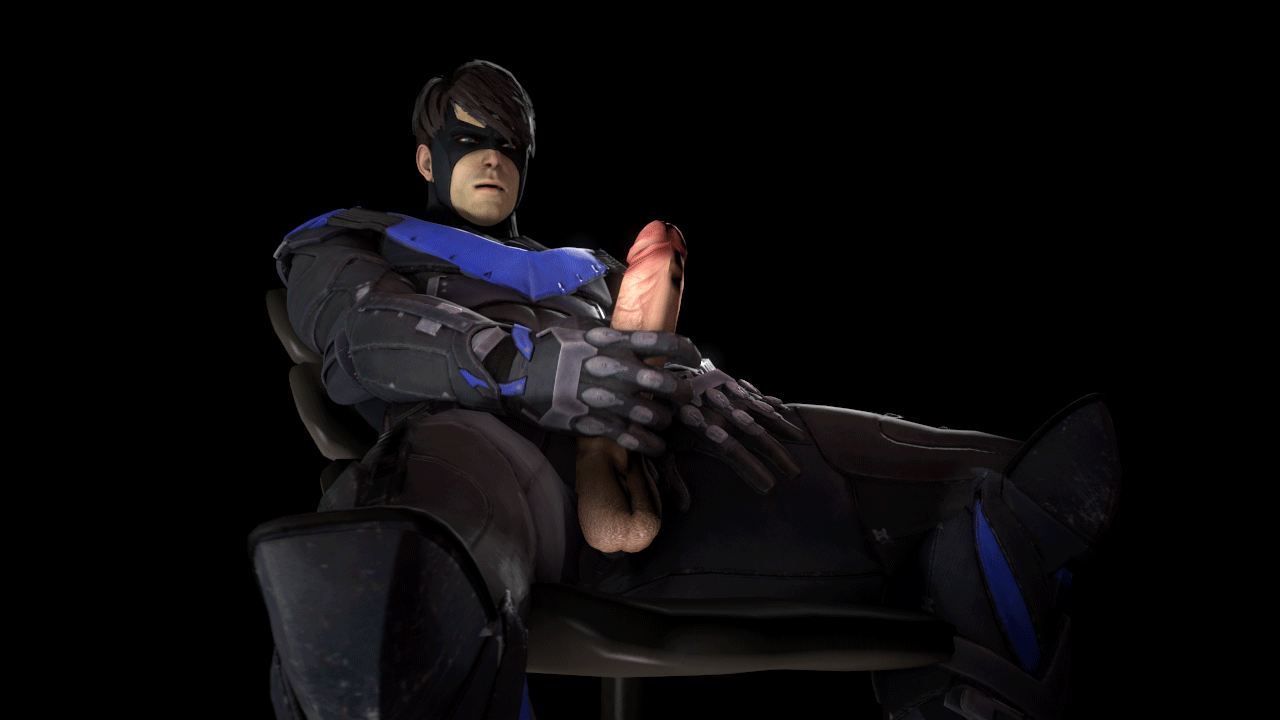 sirdougrattmann:   Request 5: Nightwing Fapping Good Golly G the Boy wonder sure