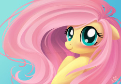 cocoa-bean-loves-fluttershy:  Windswept by