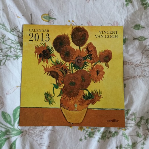 mypasalacqua:old van gogh calendar and old basquiat postcardig: paolalien