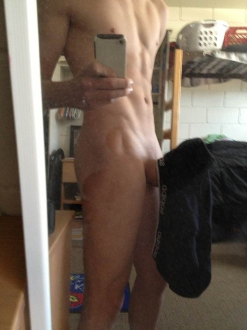 toddtx25:dumbcollegejocks:  Here’s part two of Cody from Oklahoma… Got him to show a little of that cute ass as well.  Yummmy boy