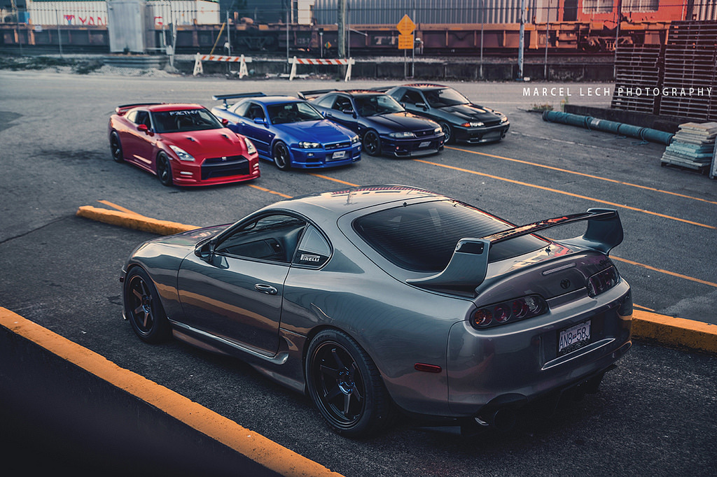 automotivated:   	Supra vs. GTR’s by Marcel Lech    	Via Flickr: 	Follow me on