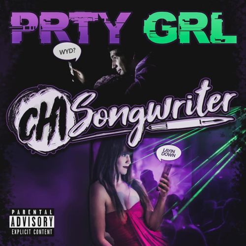 CHISongwriter PRTY GRL album cover and original photoA photo of me is being used on an album cover!F