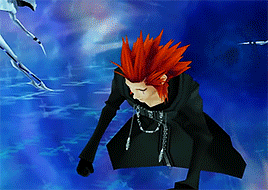 wrenhavenriverarchive: Luxord | Saix: Axel’s final moments