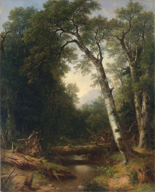 A Creek in the Woods, Asher Brown Durand, 1865