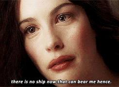 mirkwoodling:“Whether by your will or not, there is no ship now that can bear me hence.”