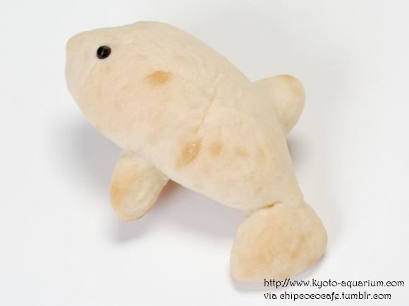 chipcococafe:  Sweet Breads from Kyoto Aquarium Jelly fish- Fluffy white bread with