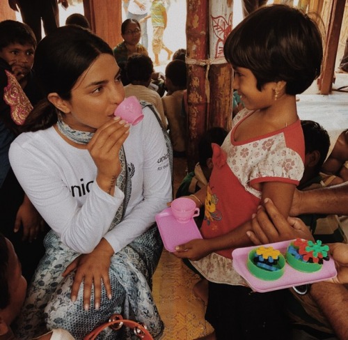 Priyanka Chopra visiting ROHINGYA refugees