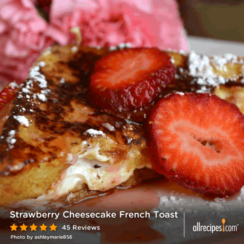 allrecipes:  Really want to impress your brunch guest? Make this. Get the recipe for Strawberry Cheesecake French Toast: http://bit.ly/1psR6rS  
