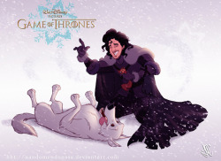 laughingsquid:  Jon Snow and Tyrion Lannister