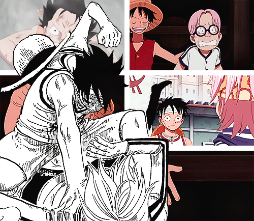 shiroyoh:  One Piece Friendships: Coby’s and Luffy’s+ for stolenbymothersea 