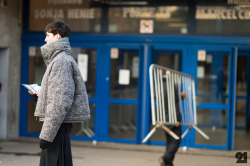 rafsimons-archive:  Romain Roz, wearing Raf Simons AW2006-2007 down jacket with Raf Simons SS2004 trousers w/ attached tee. Shot on 1/Feb/2013 by Adam Katz Sinding 