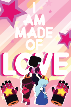 kcd3242:  “Made of Love” feat Ruby and Sapphire. Done in illustrator 