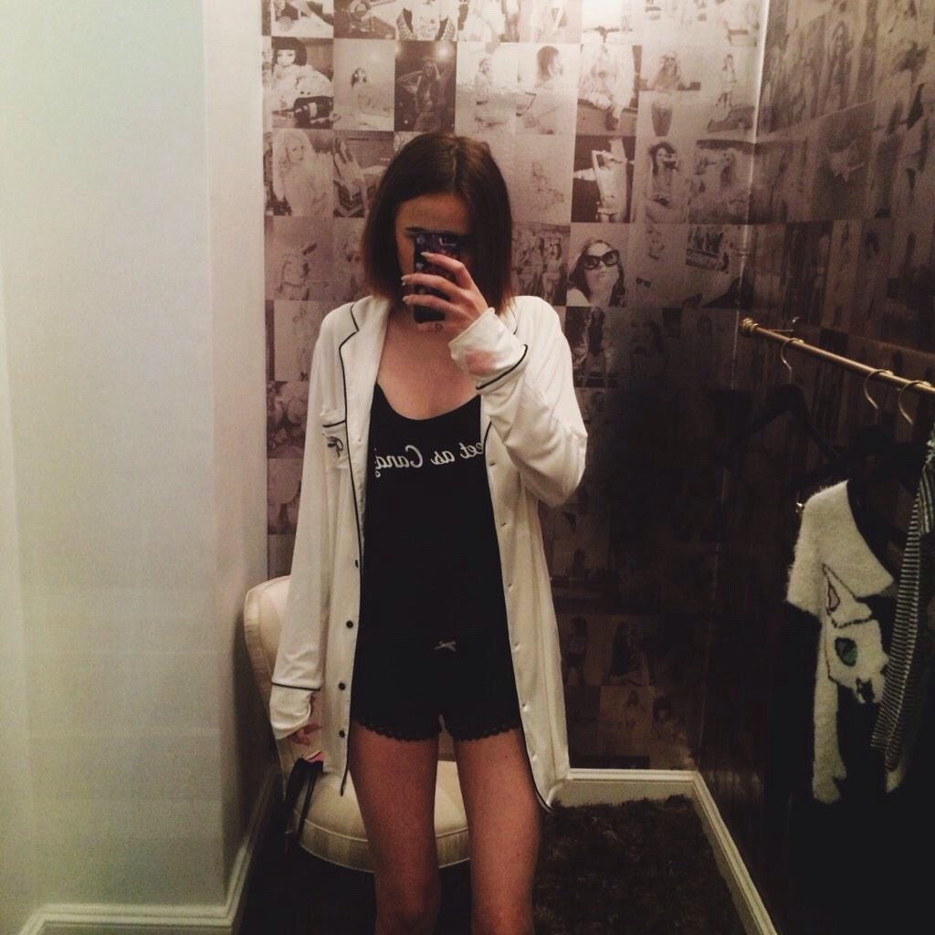 thats-so-acaciabrinley:  Acacia :â€Fitting Room Adventures in @WILDFOXCOUTURE