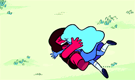 giffing-su:  Steven Universe Challenge (By Mod H): OTPs [1/4] - Ruby and Sapphire“You